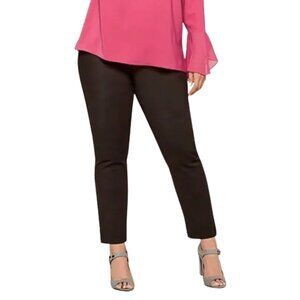 NWT Vince Camuto Essentials Ankle Trouser Pants in Black Sz. 24W